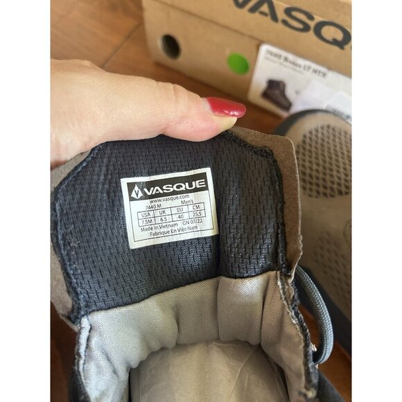 Vasque Men's Breeze Mid Waterproof Hiking Boot LT NTX Walnut NEW 7.5 M - Picture 8 of 10